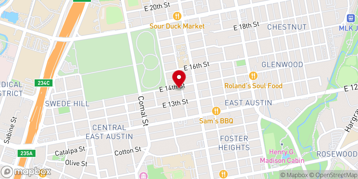 Map showing location of Sanctuary of Deliverance