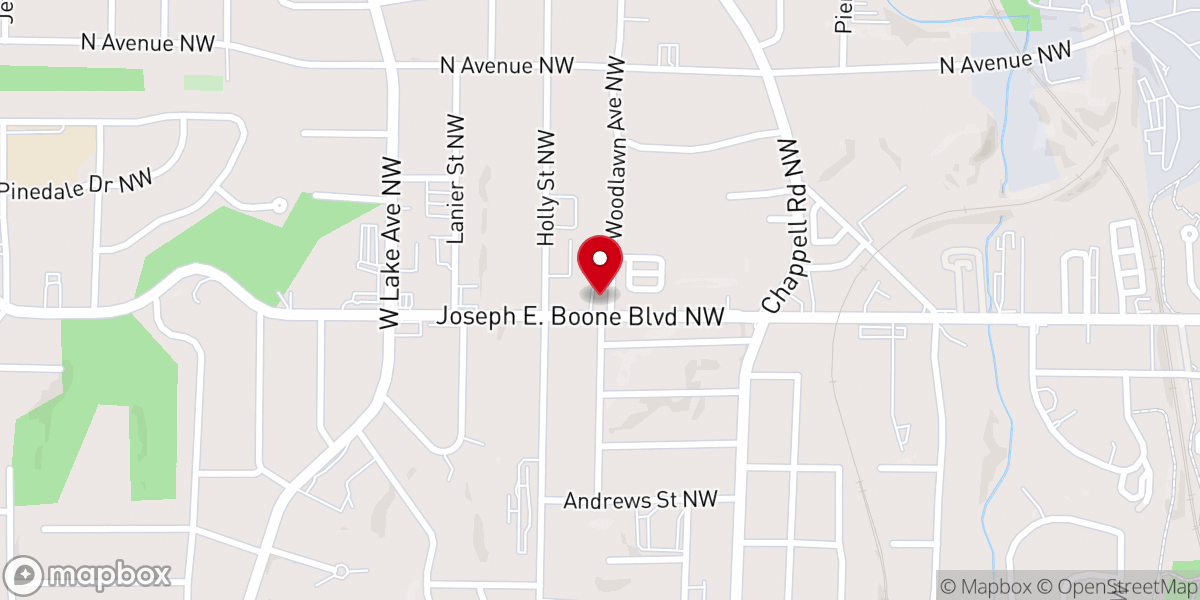 Map showing location of Trumpet in Zion Church International Inc