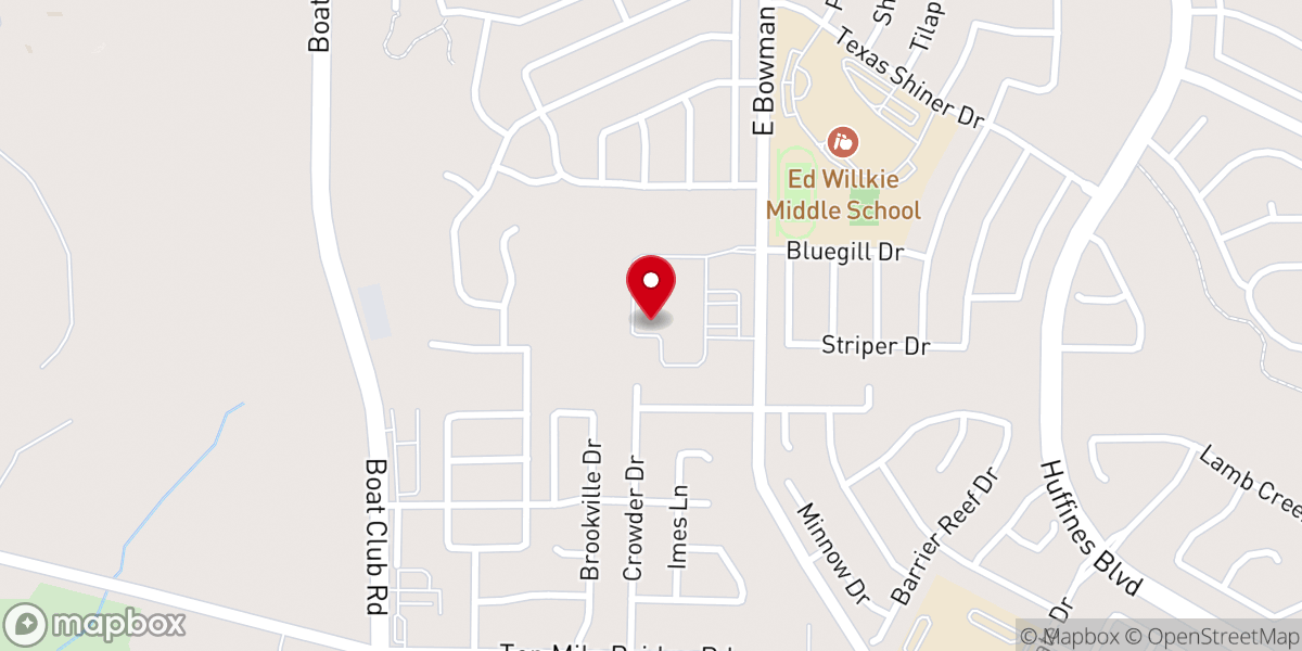Map showing location of St Thomas the Apostle Catholic Church (Hours are for parish office not Mass)