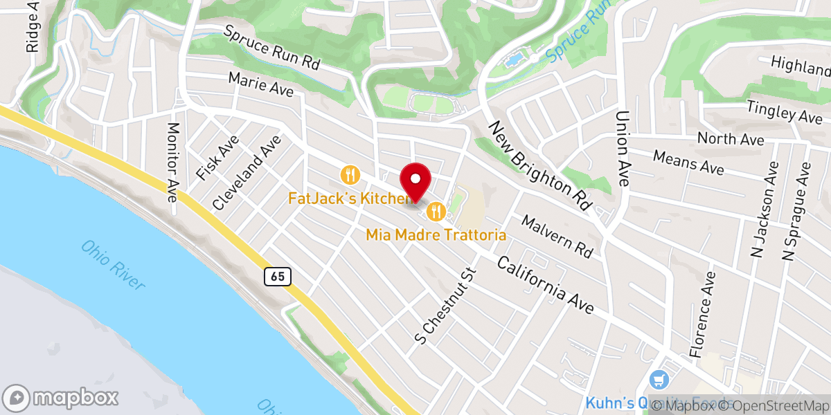 Map showing location of Redeemer Anglican Church - North Boroughs