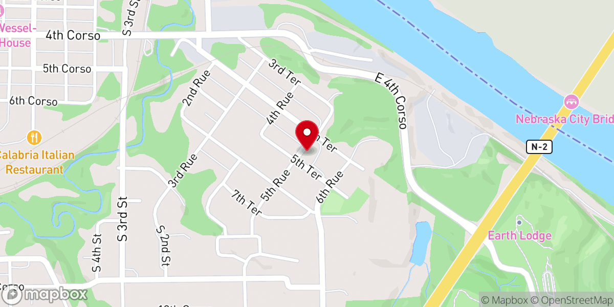 Map showing location of Saint Benedicts Catholic Church