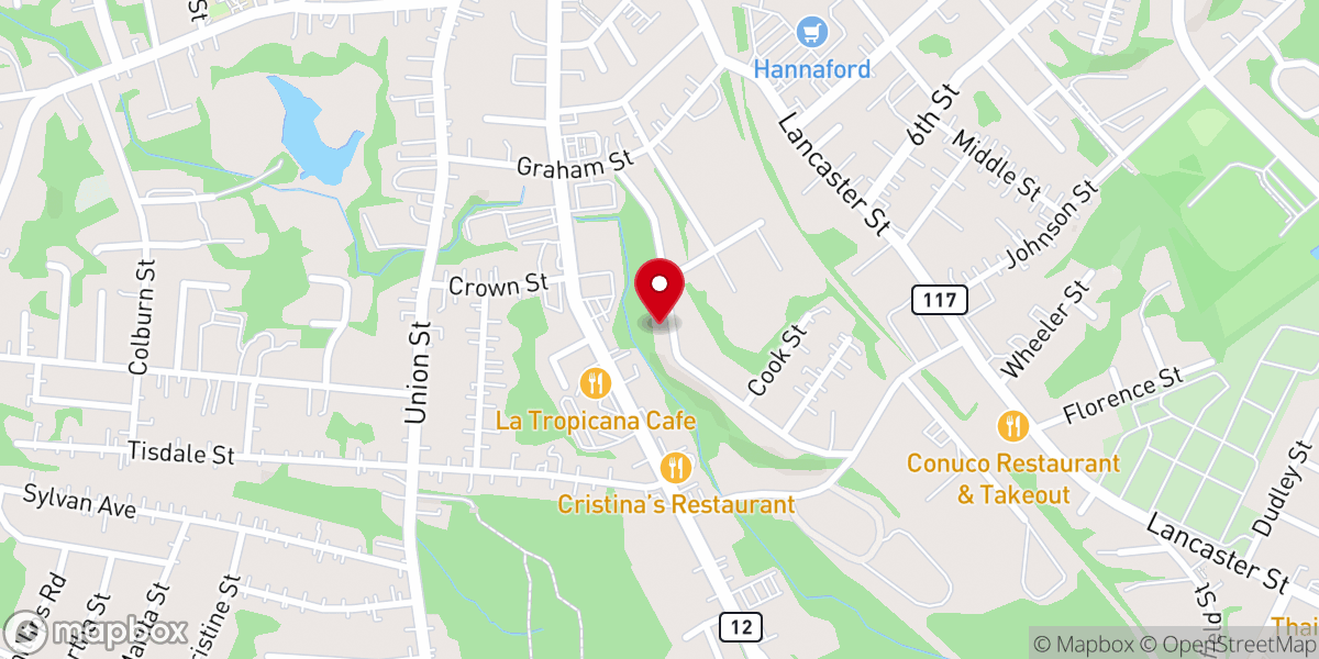 Map showing location of Capilla Santisima Trinidad
