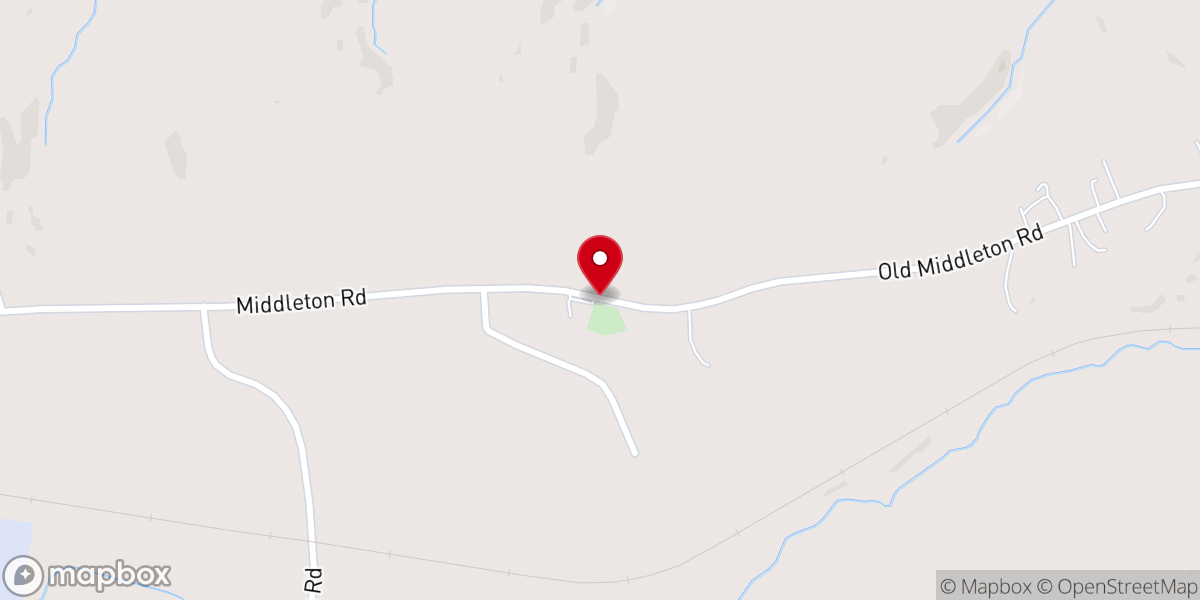 Map showing location of Martin Grove Church
