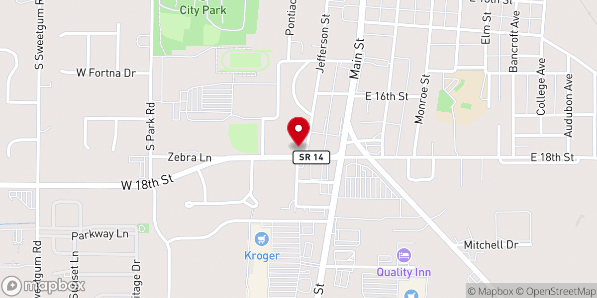Map showing location of Community Fellowship Center