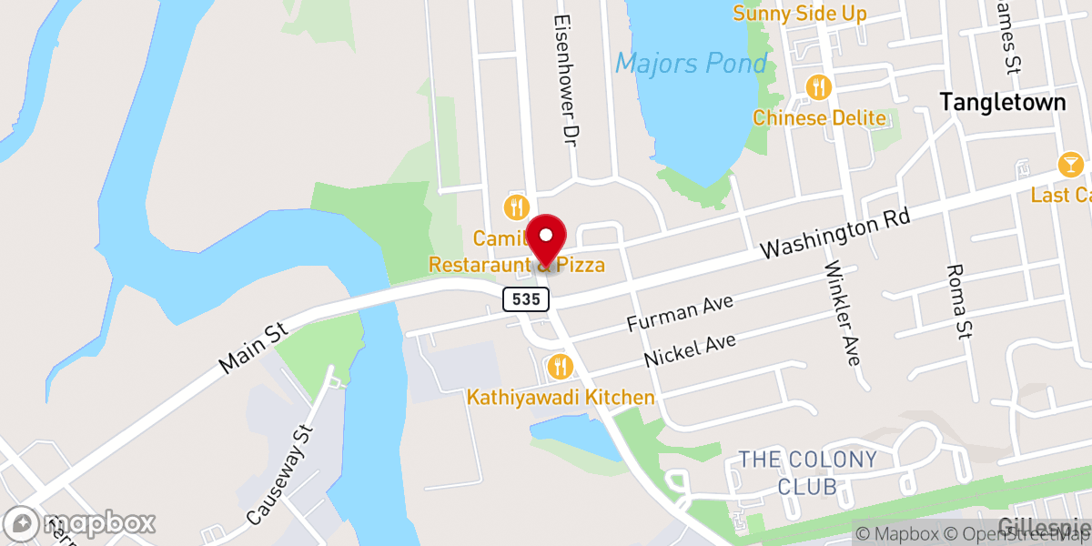 Map showing location of RCCG Jesus House New Jersey