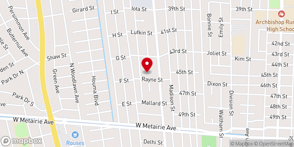 Map showing location of Vintage Church