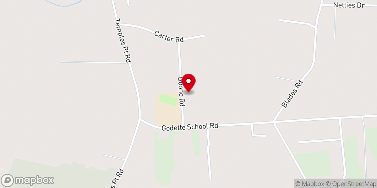 Map showing location of Calvary Church-Our Lord