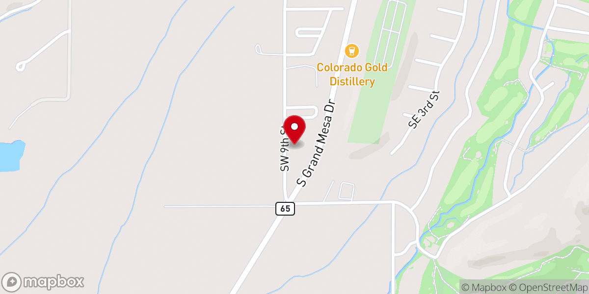 Map showing location of True Life Church of Cedaredge