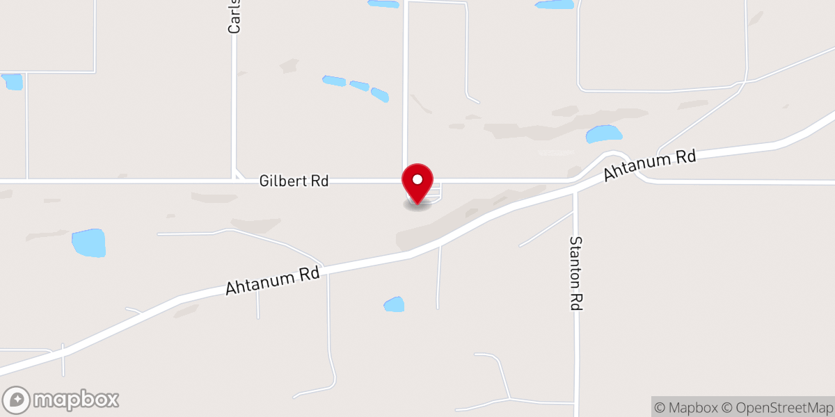 Map showing location of Wiley Heights Covenant Church