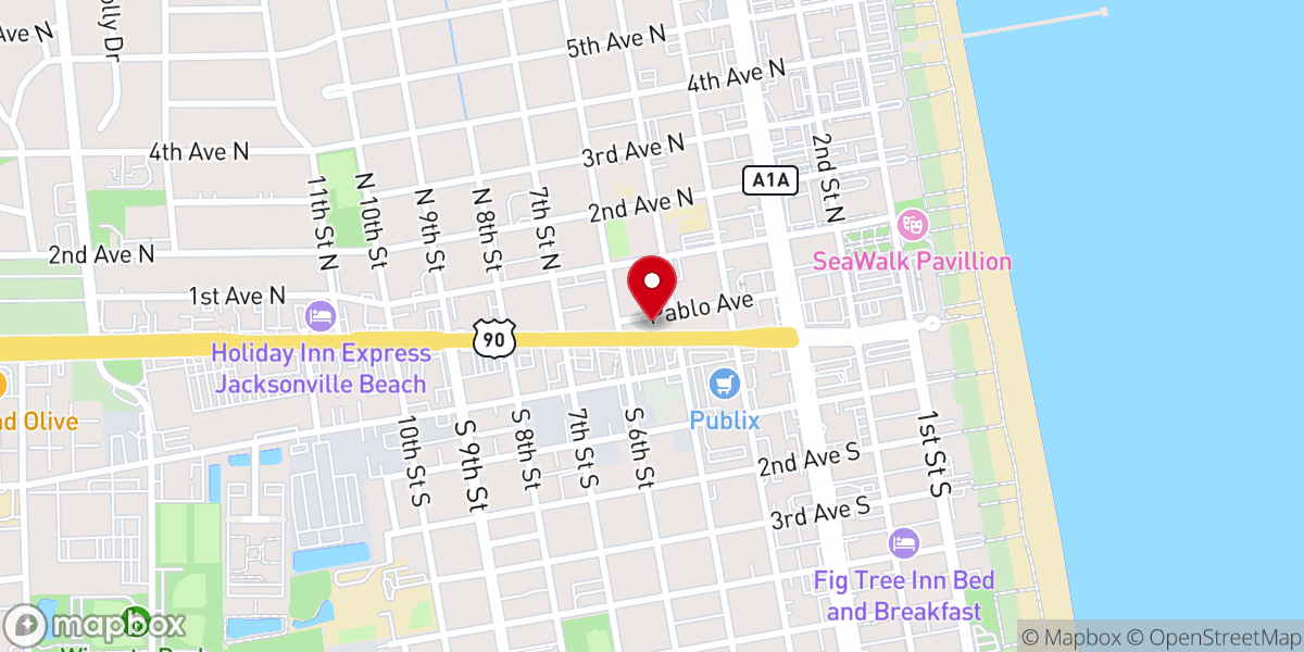 Map showing location of Beaches Museum Chapel