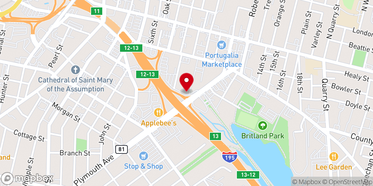 Map showing location of Highland City Church