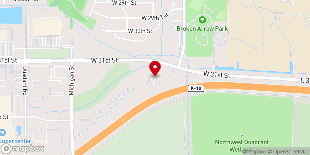 Map showing location of Freedom Church