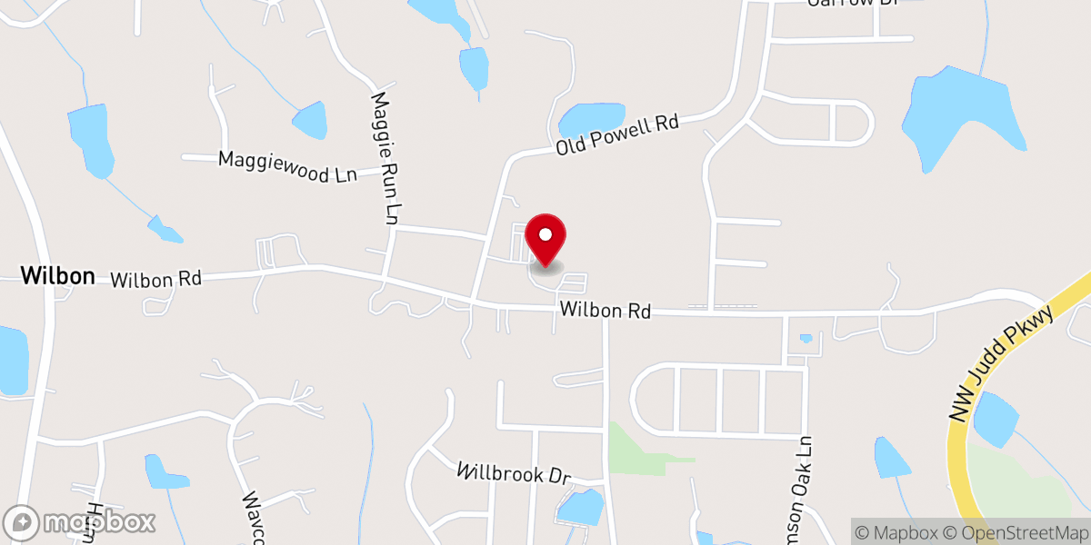Map showing location of Saint Bernadette Catholic Church of Fuquay-Varina