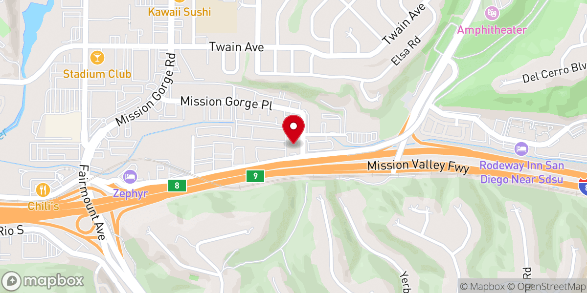 Map showing location of Flood-san Diego