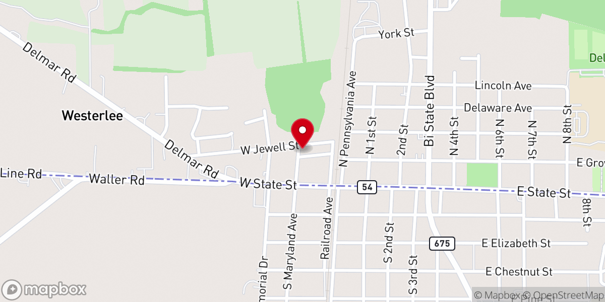 Map showing location of Solid Rock Church of God in Christ