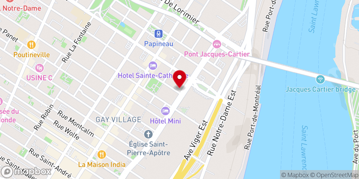 Map showing location of St. Peter and Paul Orthodox Sobor