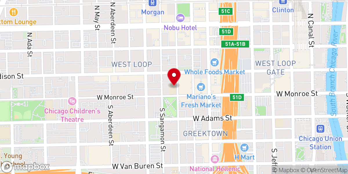 Map showing location of First Love Ministries