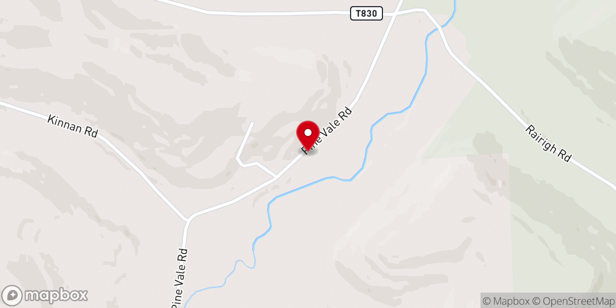 Map showing location of Calvary Bible Church