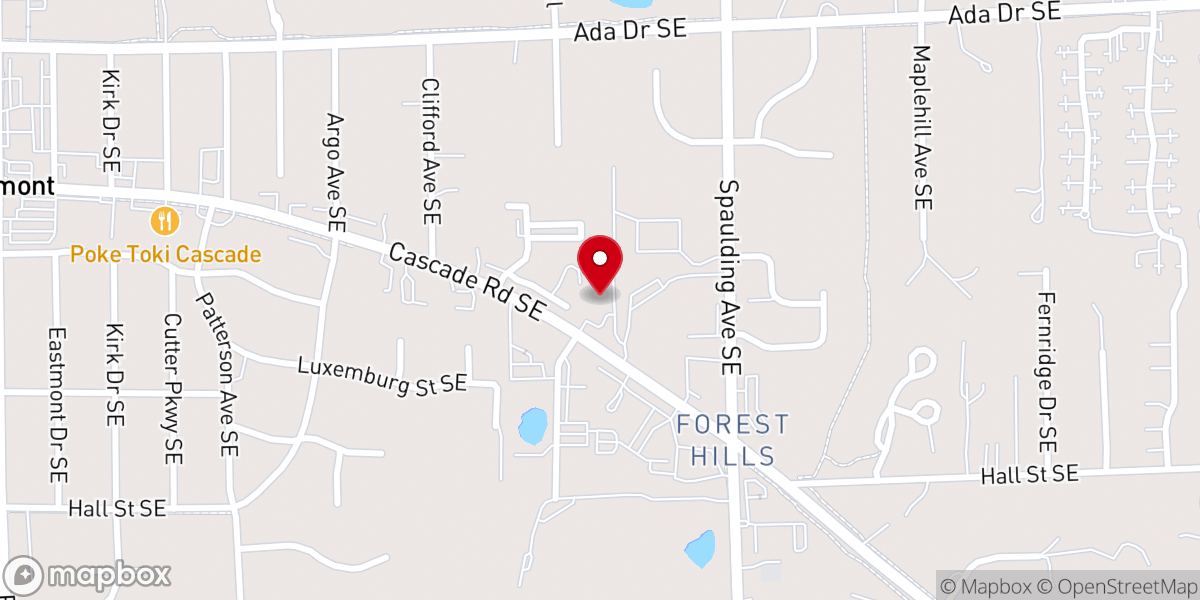 Map showing location of Living Grace Ministries