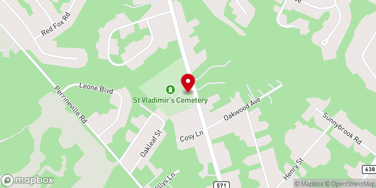 Map showing location of Nativity of the Holy Virgin Church (St Mary's) Russian Orthodox Church