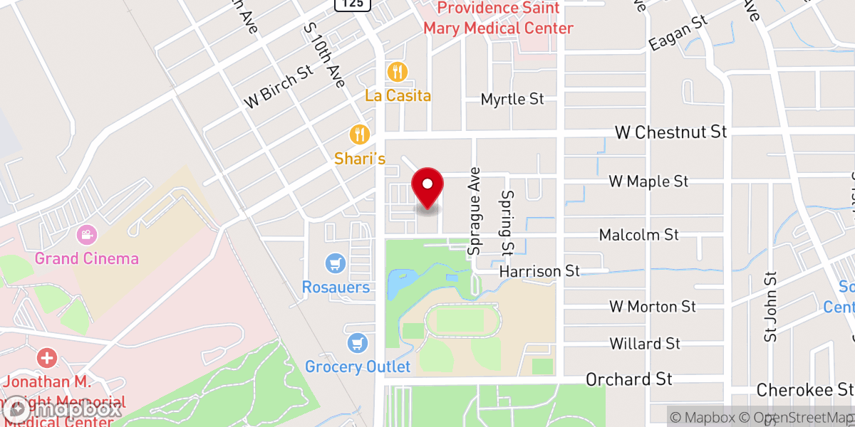 Map showing location of LIFE Church