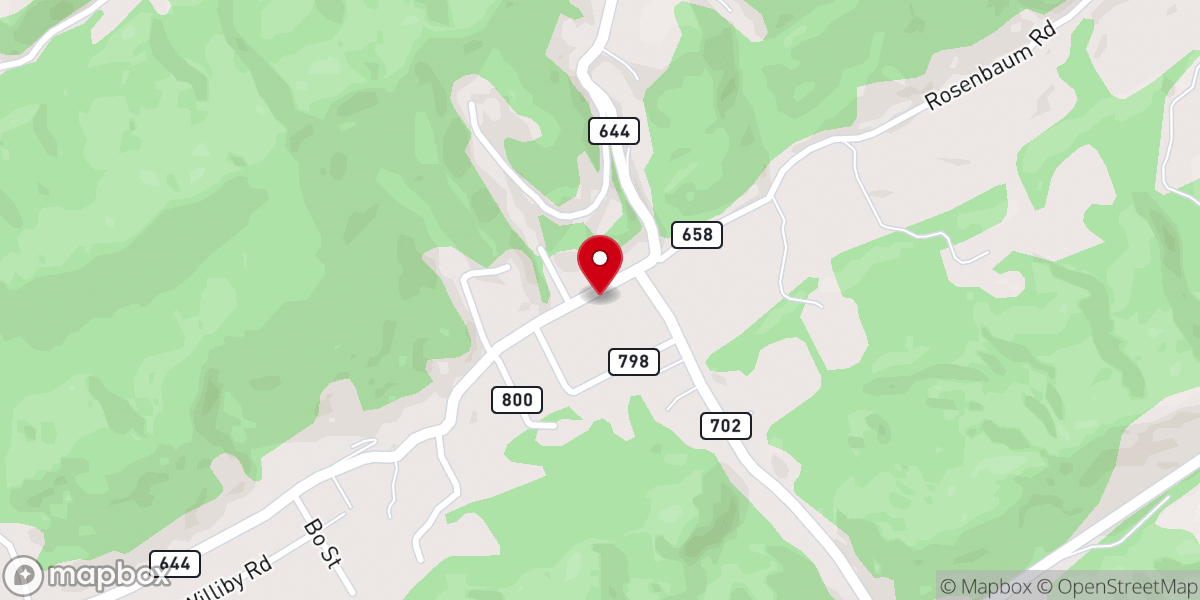 Map showing location of The Hope Center