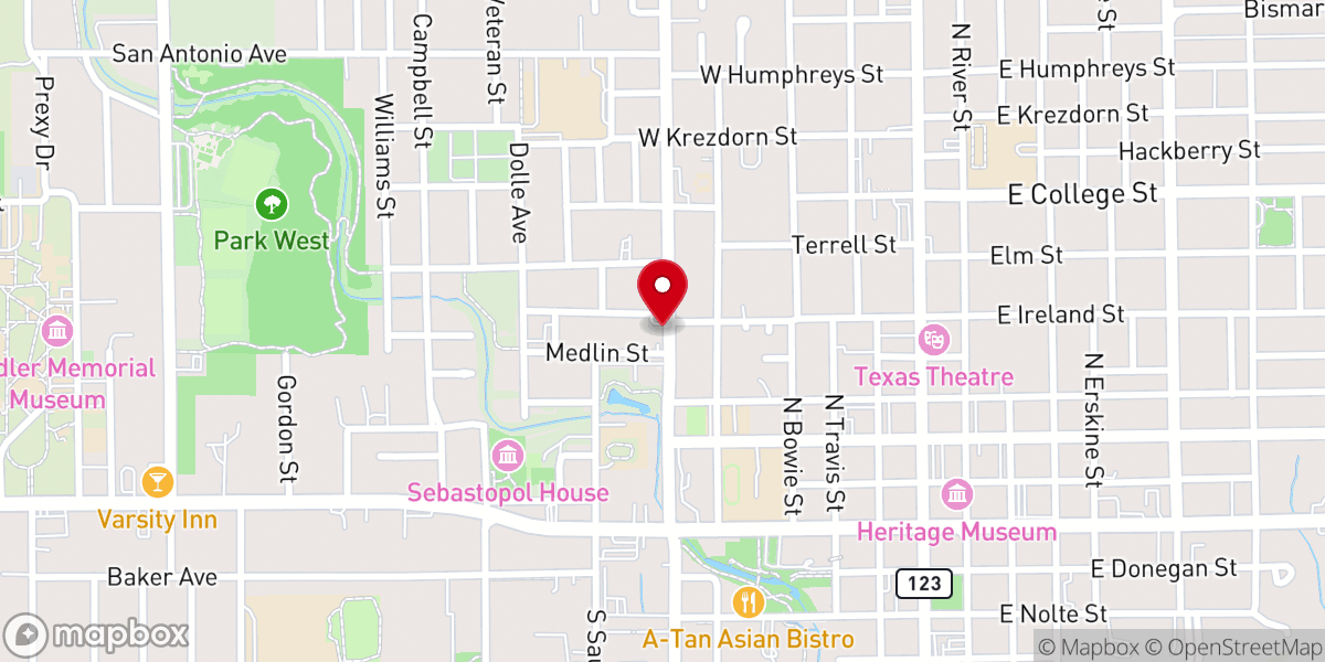 Map showing location of Greater Refuge Church