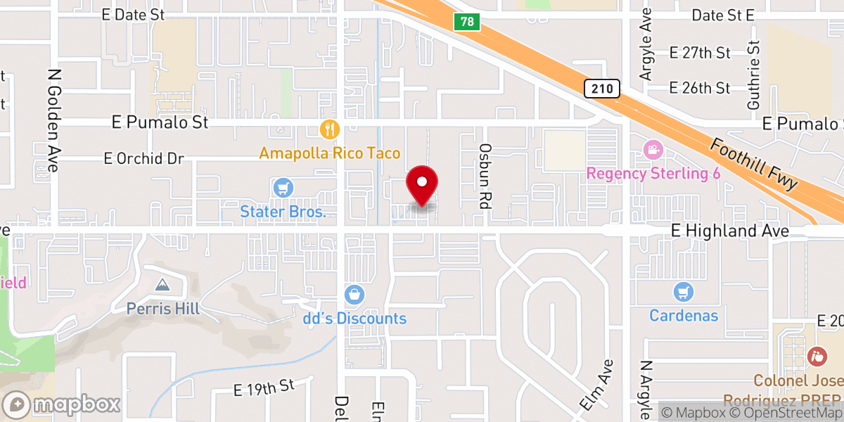 Map showing location of Centro Nueva Esperanza Church