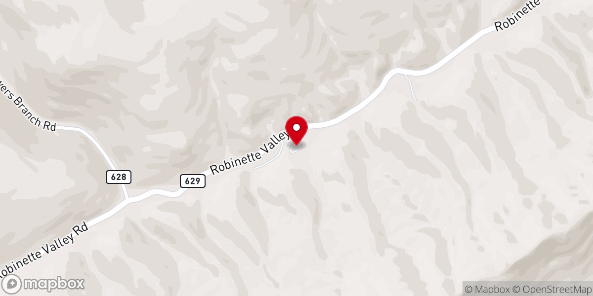 Map showing location of Cedar Grove Missionary Baptist Church