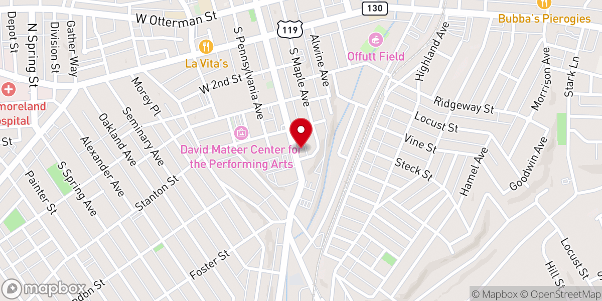 Map showing location of Christian Science Church