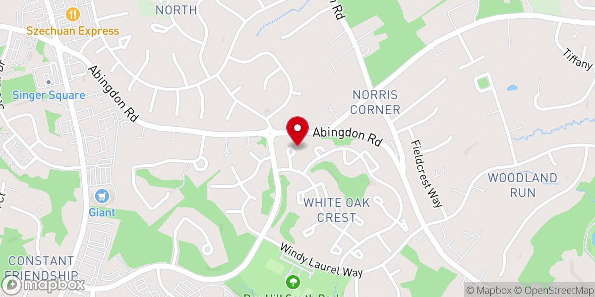 Map showing location of Harford County Education Society
