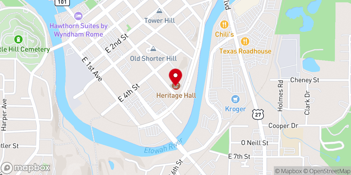 Map showing location of Crosspoint City Church