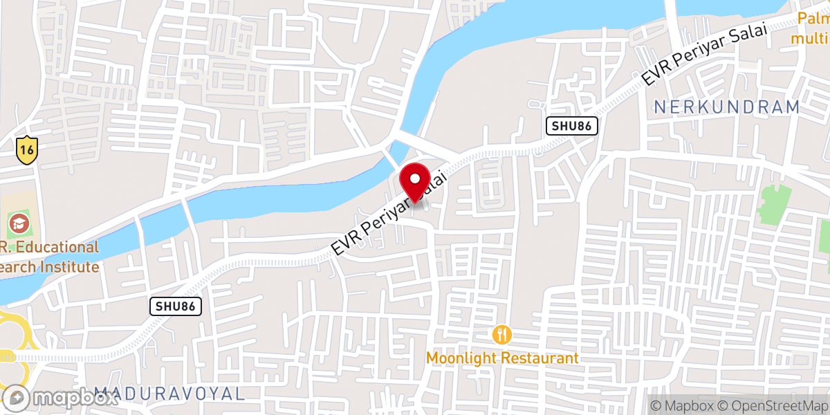 Map showing location of Saint Antony's Church