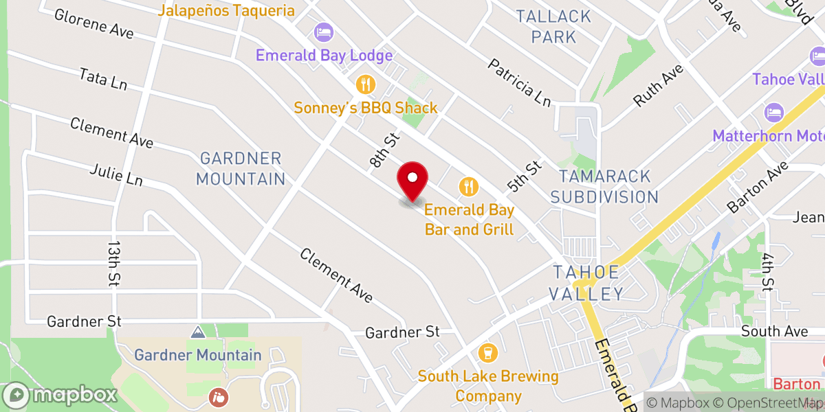 Map showing location of South Shore Christian Assembly