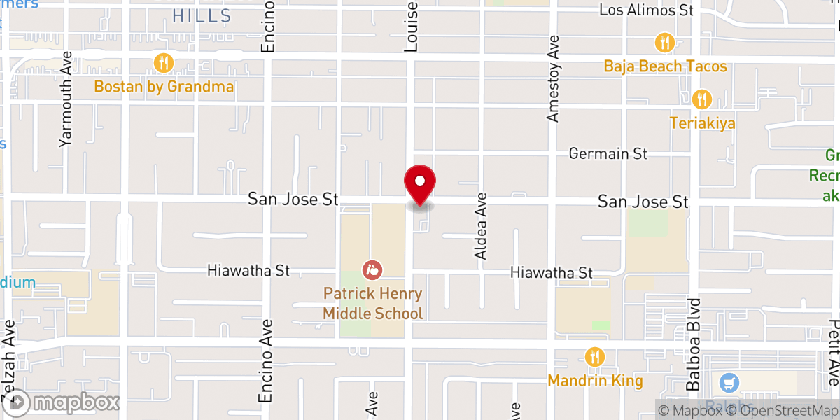 Map showing location of Iglesia Restauracion Vida Nueva