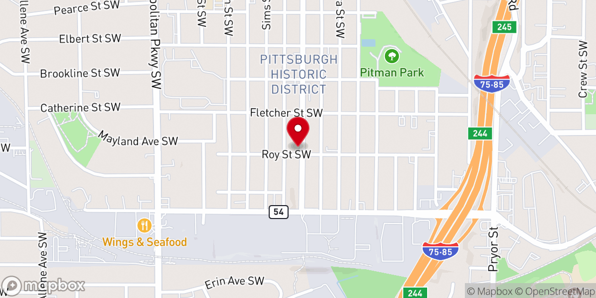 Map showing location of Bethany Lutheran Church and School Inc