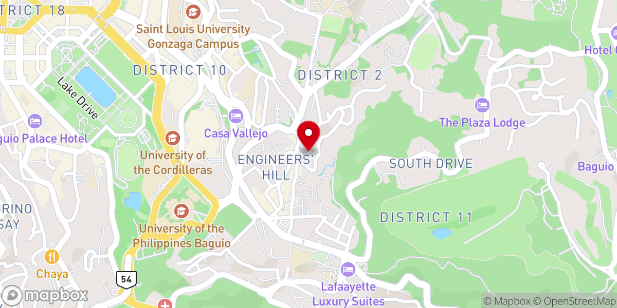 Map showing location of Holy Ghost Baptist Church (BCSF Multipurpose Hall)
