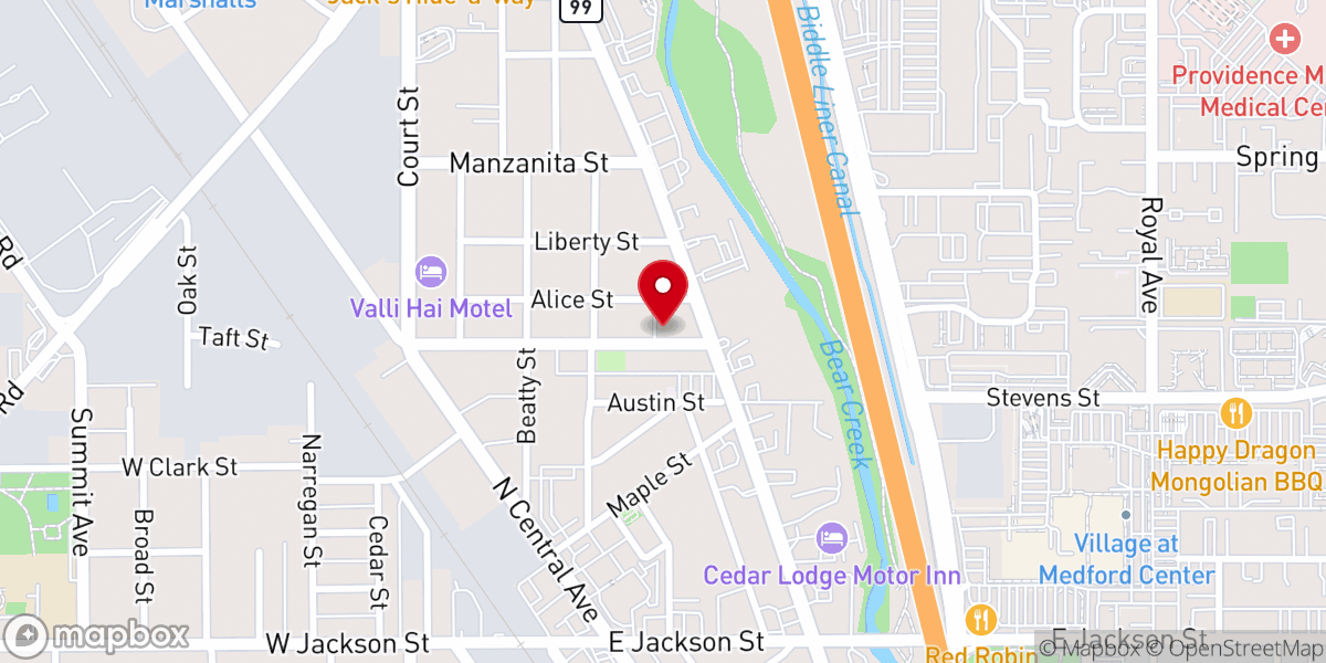 Map showing location of Youth 71Five Ministries