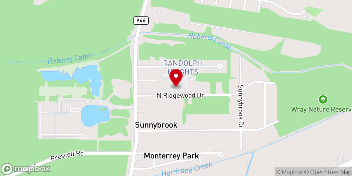 Map showing location of United Christian Faith Ministries