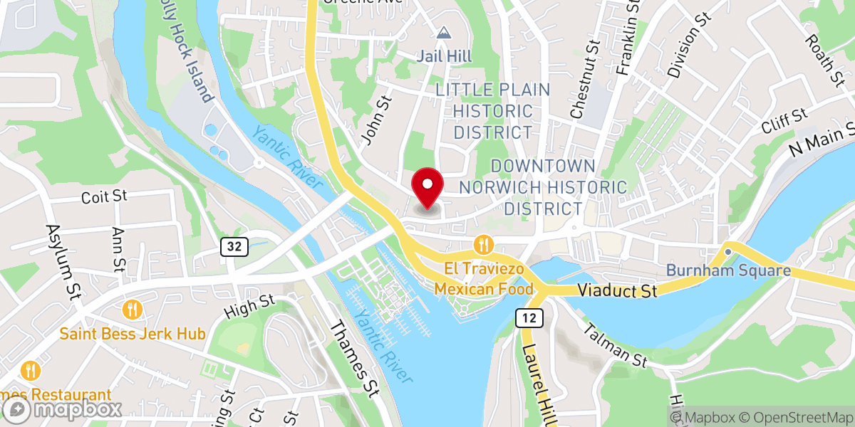 Map showing location of Beulah Land Church of God