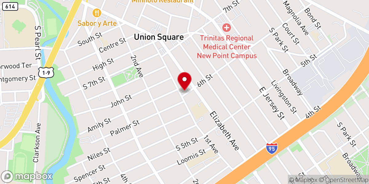 Map showing location of David Livingstone Baptist Church/ Iglesia Bautista David Livingstone