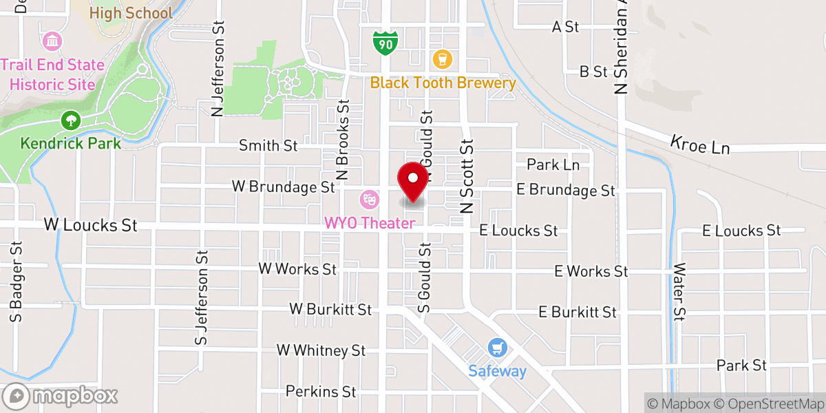 Map showing location of Church of Tech