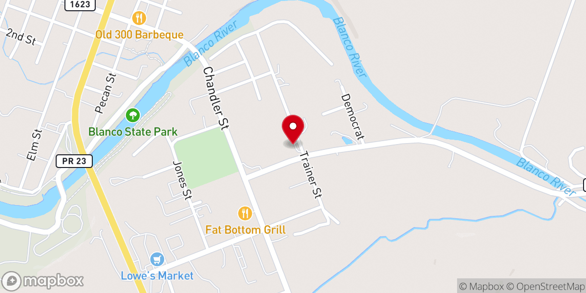 Map showing location of Abundant Grace Fellowship