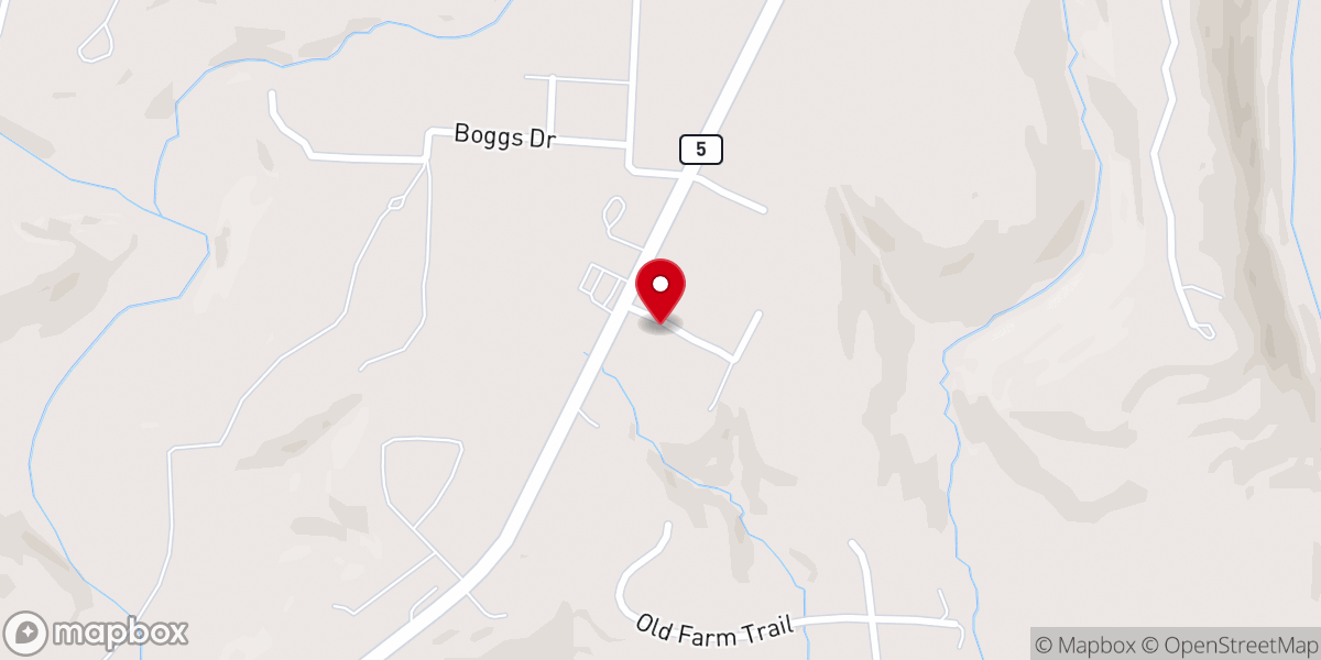 Map showing location of Believer's Outreach Center