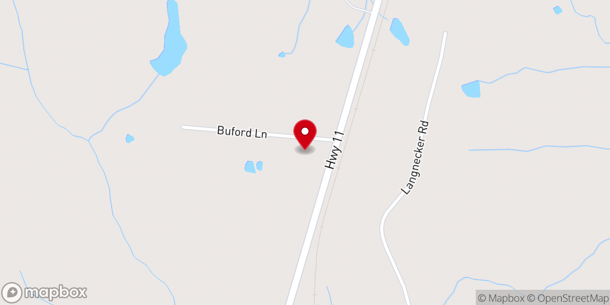 Map showing location of Teen Challenge of Mississippi