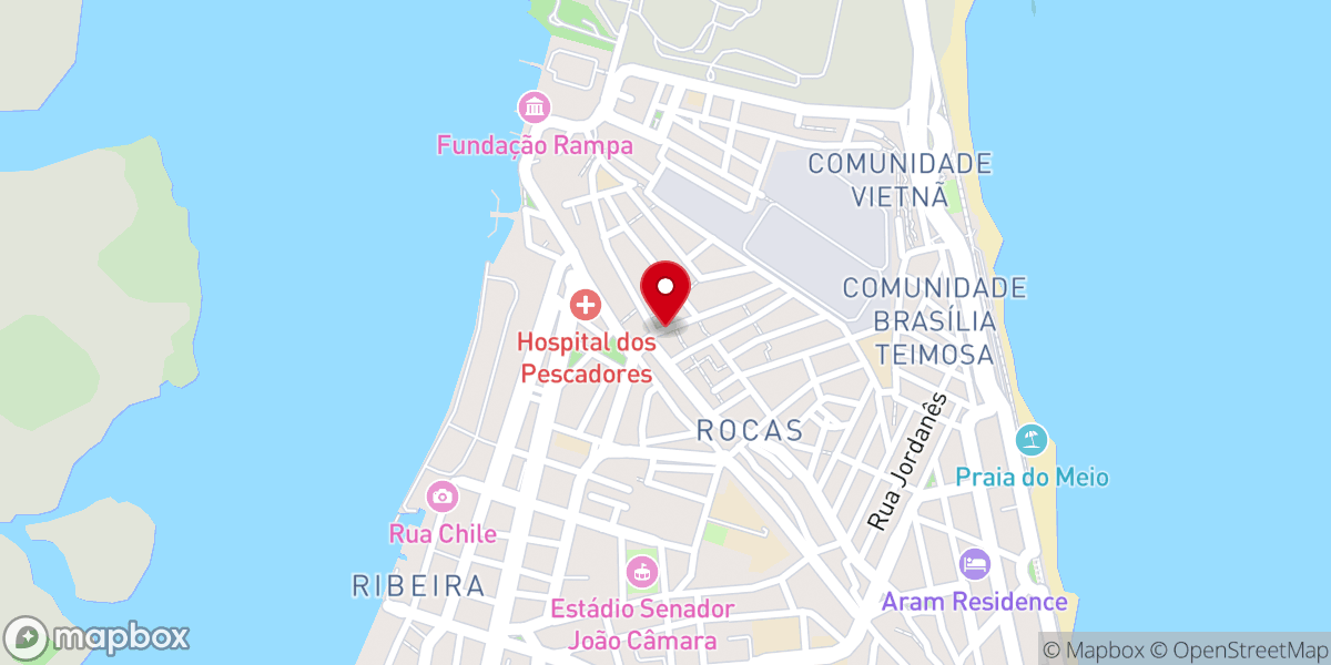 Map showing location of Igreja Matriz da Sagrada Família