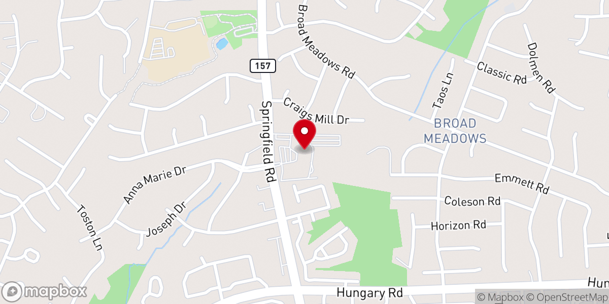 Map showing location of Saint Michael Catholic Church
