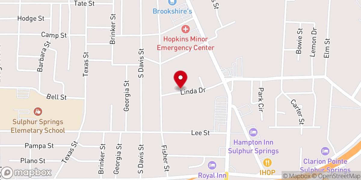 Map showing location of Community Chest