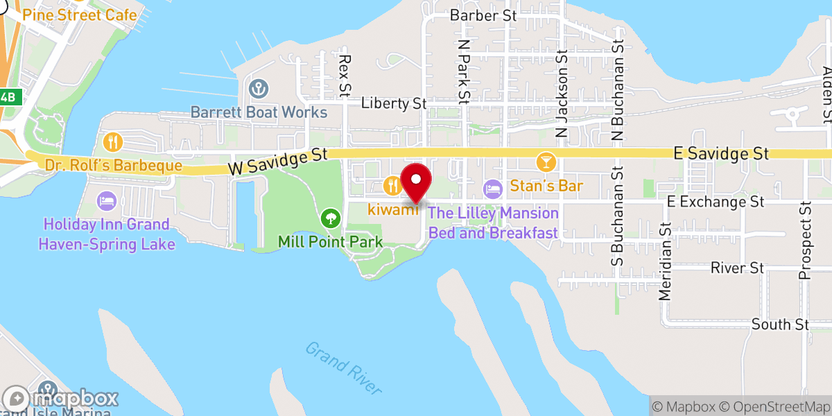 Map showing location of My Barefoot Wedding