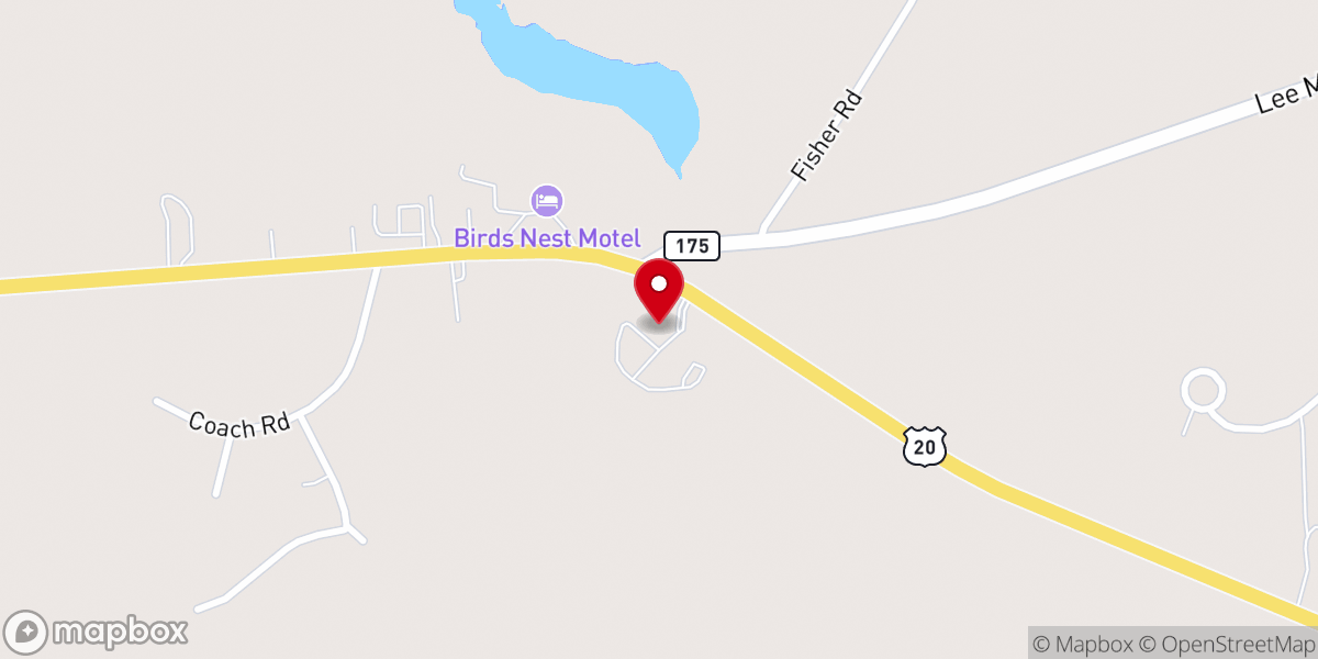 Map showing location of Grace Chapel